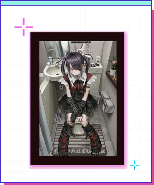 WHY SO SERIOUS? NEEDY STREAMER OVERLOAD Gishiki New Illustration Ame-chan Pub Mirror