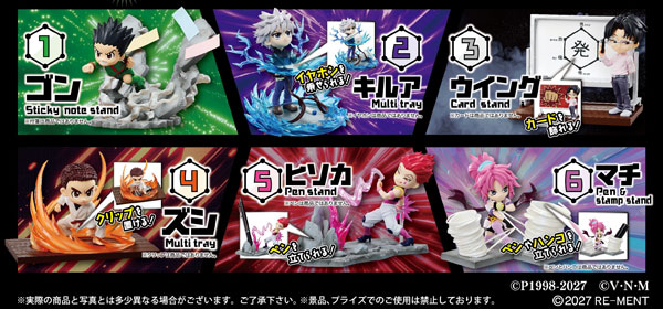 RE-MENT Hunter x Hunter DesQ DESKTOP HUNTER 7 6Pack BOX image 1