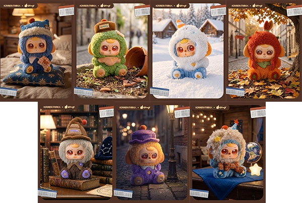 ICARER FAMILY "GLimmy Emotion Corner" Series Complete Doll Collection 6Pack BOX imagen 1