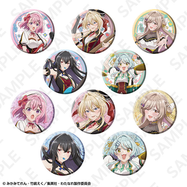 DeNA There's No Freaking Way I'll be Your Lover! Unless... Trading Tin Badge Set Band Ver. 10Item Set 画像 1