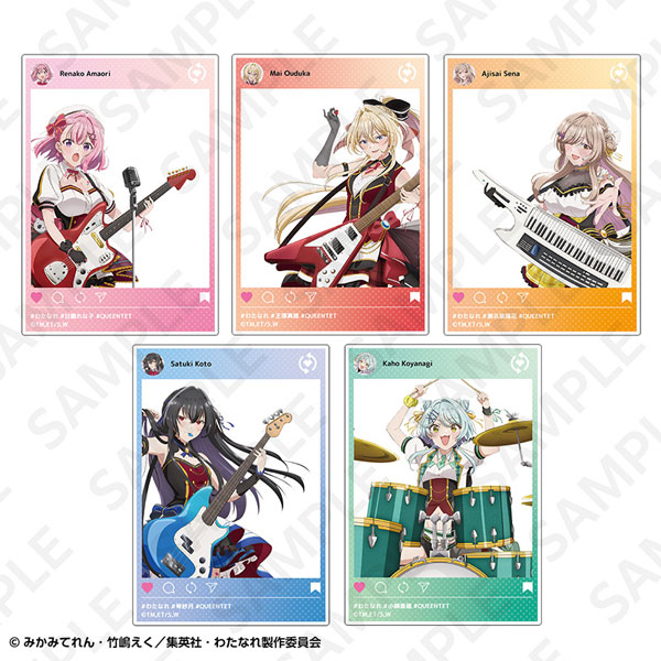 DeNA There's No Freaking Way I'll be Your Lover! Unless... Trading Acrylic Card Set Band Ver. 5Item Set