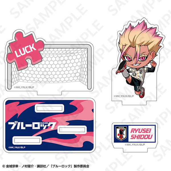 DeNA Bluelock Diorama Acrylic Stand Japan National Team ver. Ryusei Shidou hình ảnh 1