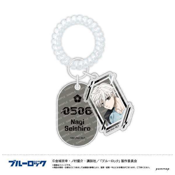 Showa Note Bluelock Locker Key Style Keychain -Night Soccer- (C Seishirou Nagi) รูปภาพ 1