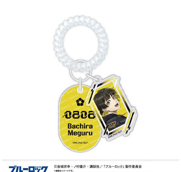 Showa Note Bluelock Locker Key Style Keychain -Night Soccer- (E Meguru Bachira) Bild 1
