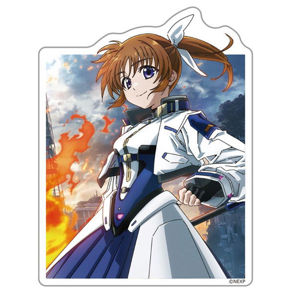 Azu Maker Magical Girl Lyrical Nanoha Exceeds Gun Blaze Vengeance Diecut Sticker Nanoha