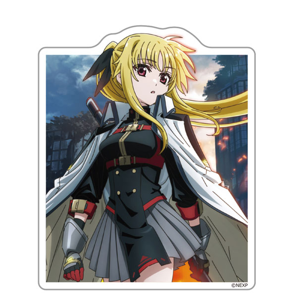 Azu Maker Magical Girl Lyrical Nanoha Exceeds Gun Blaze Vengeance Diecut Sticker Fate