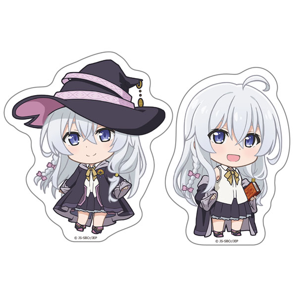 Azu Maker Wandering Witch: The Journey of Elaina Diecut Sticker Set Elaina Chibi ver. image 1