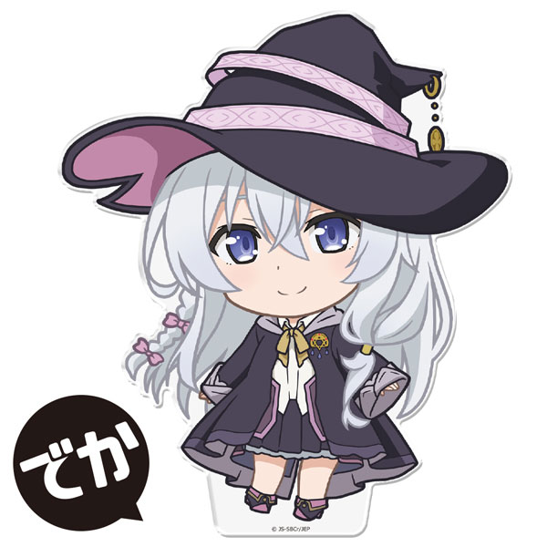 Azu Maker Wandering Witch: The Journey of Elaina Deka PuniColle! Acrylic Figure Elaina รูปภาพ 1