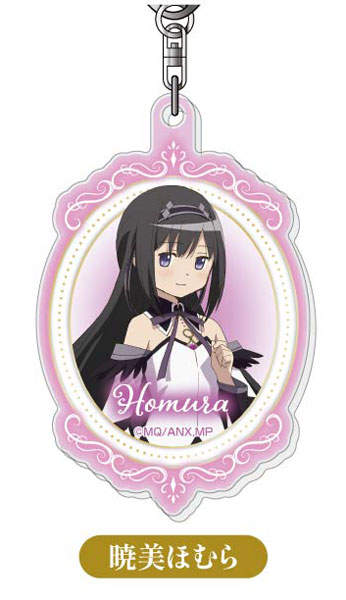 Bandai Acrylic Keychain Puella Magi Madoka Magica the Movie -Walpurgisnacht: Rising- 02 Homura Akemi