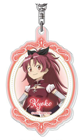 Bandai Acrylic Keychain Puella Magi Madoka Magica the Movie -Walpurgisnacht: Rising- 05 Kyoko Sakura