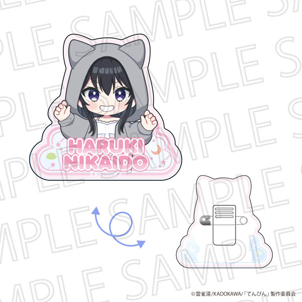 SR-GYM TV Anime "Tenkousaki no Seiso Karenna Bishoujo ga, Mukashi Danshi to Omotte Issho ni Asonda Osananajimi datta ken" Acrylic Badge Haruki Nikaidou Bild 1