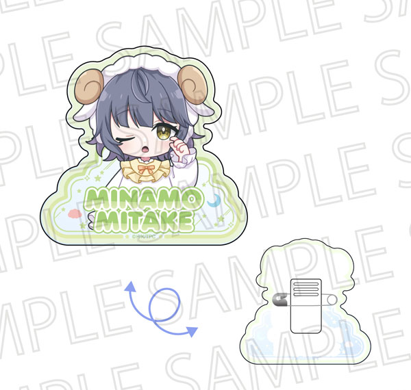 SR-GYM TV Anime "Tenkousaki no Seiso Karenna Bishoujo ga, Mukashi Danshi to Omotte Issho ni Asonda Osananajimi datta ken" Acrylic Badge Minamo Mitake Bild 1