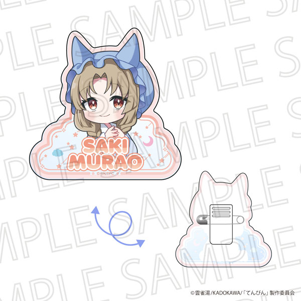 SR-GYM TV Anime "Tenkousaki no Seiso Karenna Bishoujo ga, Mukashi Danshi to Omotte Issho ni Asonda Osananajimi datta ken" Acrylic Badge Saki Murao