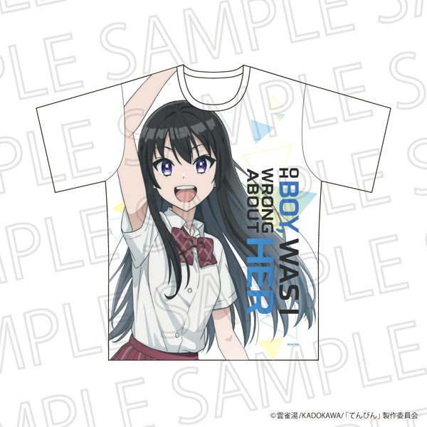 SR-GYM TV Anime "Tenkousaki no Seiso Karenna Bishoujo ga, Mukashi Danshi to Omotte Issho ni Asonda Osananajimi datta ken" Full Graphic T-shirt Bild 1