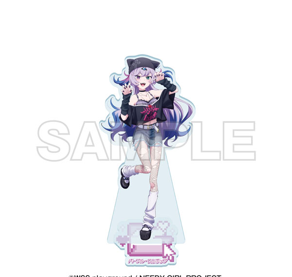 EDITH inc. Anime "NEEDY STREAMER OVERLOAD" x Tokyu Kabukicho Tower Acrylic Stand Purple Lollipop Bild 1