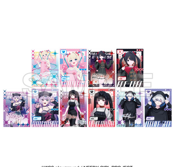 EDITH inc. 애니메이션 "NEEDY STREAMER OVERLOAD" x 도큐 가부키초 타워 트레이딩 클리어 카드 10팩 BOX 이미지 1