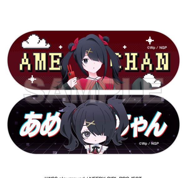 EDITH inc. Anime "NEEDY STREAMER OVERLOAD" x Tokyu Kabukicho Tower Sticker 2pc. Set Ame-chan รูปภาพ 1