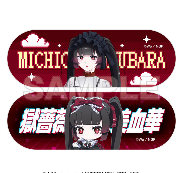 EDITH inc. Anime "NEEDY STREAMER OVERLOAD" x Tokyu Kabukicho Tower Sticker 2pc. Set Michica Gokubara รูปภาพ 1