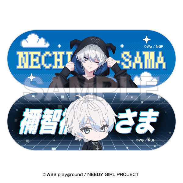 EDITH inc. Anime "NEEDY STREAMER OVERLOAD" x Tokyu Kabukicho Tower Sticker 2pc. Set Nechika-sama gambar 1