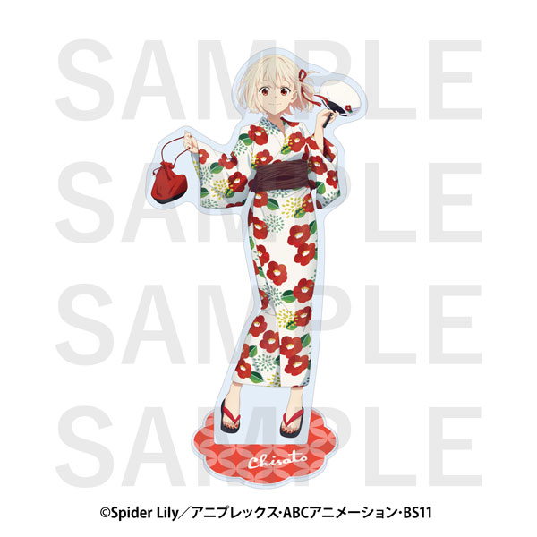 EDITH inc. Lycoris Recoil x Toshimaen Niwa no Yu Acrylic Stand Chisato Nishikigi (Yukata)