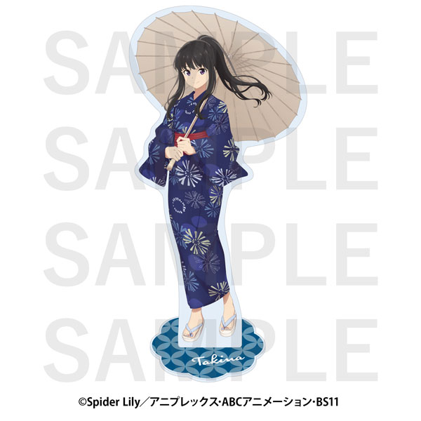 EDITH inc. Lycoris Recoil x Toshimaen Niwa no Yu Acrylic Stand Takina Inoue (Yukata) Bild 1