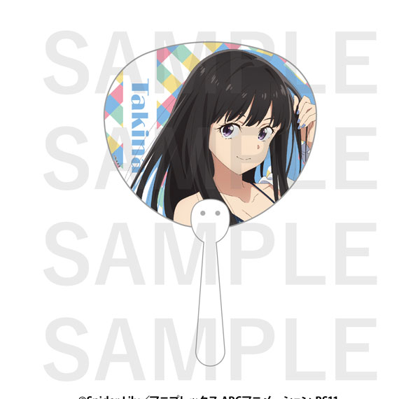 EDITH inc. Lycoris Recoil x Toshimaen Niwa no Yu Clear Handheld Fan Takina Inoue (Swimsuit) รูปภาพ 1