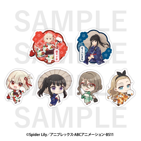 EDITH inc. Lycoris Recoil x Toshimaen Niwa no Yu Sticker Set A imagen 1
