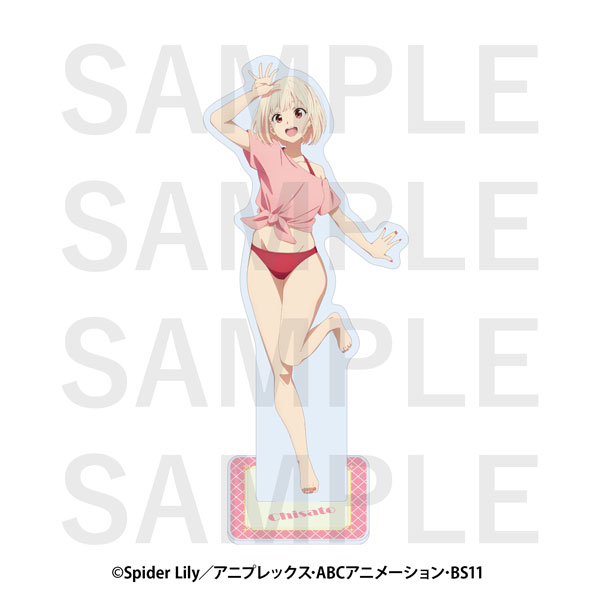 EDITH inc. Lycoris Recoil x Toshimaen Niwa no Yu Big Acrylic Stand Chisato Nishikigi (Swimsuit)