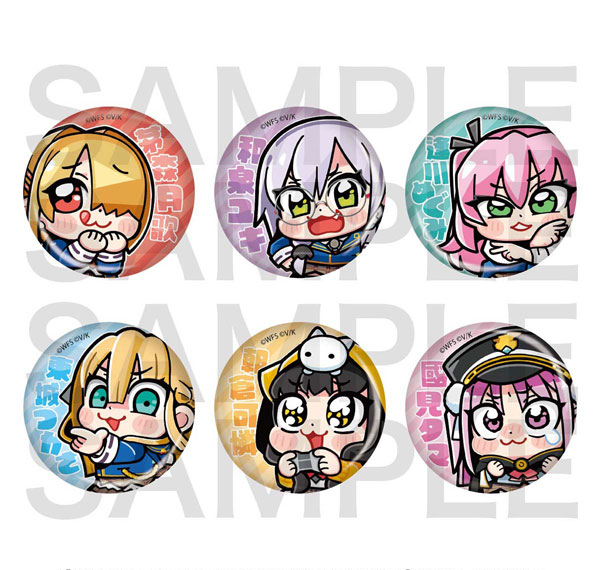 EDITH inc. Heaven Burns Red Art by Bkub Okawa Trading Tin Badge 6Pack BOX Bild 1