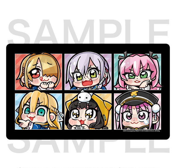 EDITH inc. Heaven Burns Red Art by Bkub Okawa Desk Rubber Mat รูปภาพ 1
