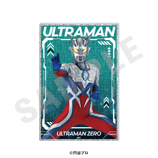 coly "Ultraman Series" Glitter Acrylic Illustration Card (Ultraman Zero)