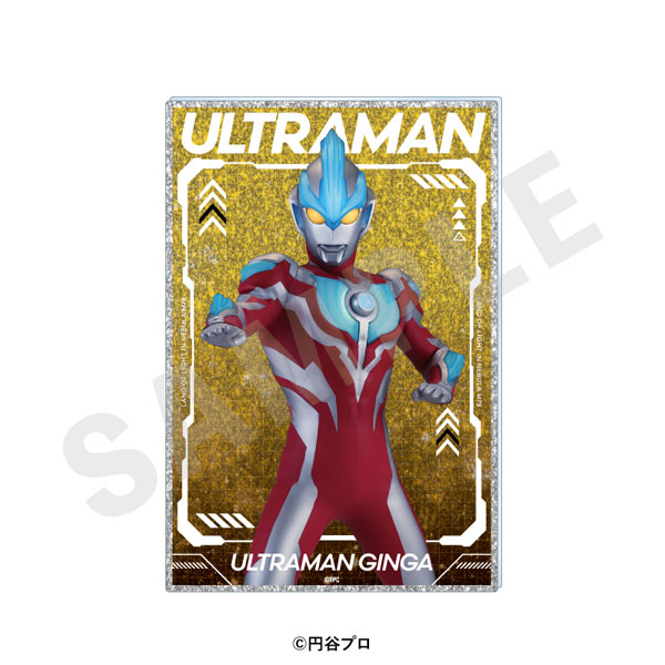 coly "Ultraman Series" Glitter Acrylic Illustration Card (Ultraman Ginga)