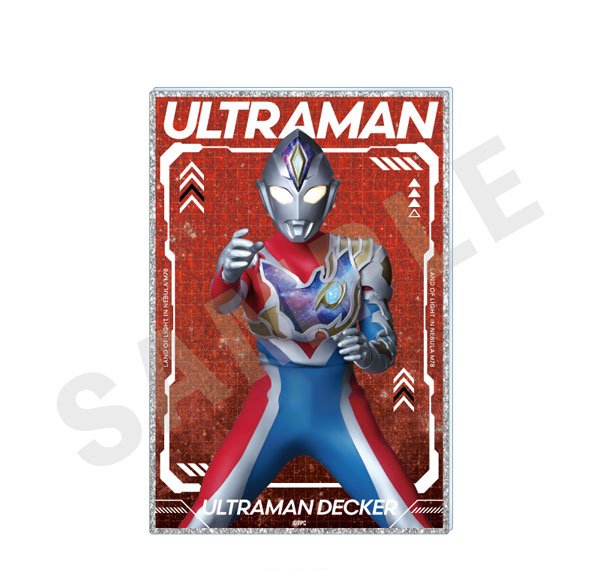 coly "Ultraman Series" Glitter Acrylic Illustration Card (Ultraman Decker) รูปภาพ 1