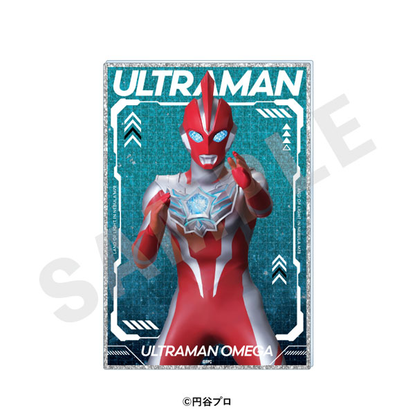 coly "Ultraman Series" Glitter Acrylic Illustration Card (Ultraman Omega)