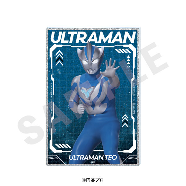 coly "Ultraman Series" Glitter Acrylic Illustration Card (Ultraman Teo)