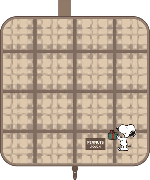 Eyeup Dot Pouch Snoopy Plaid BG