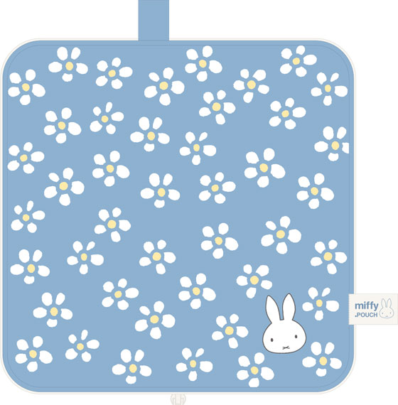 Eyeup Dot Pouch Miffy Blue Flower BG รูปภาพ 1