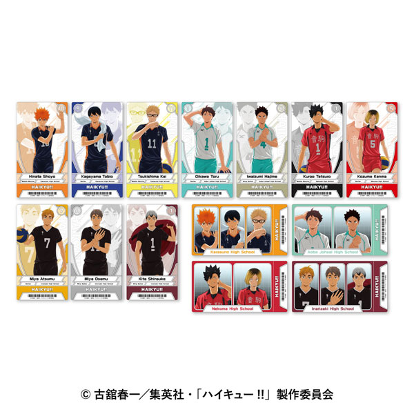 Ensky Anime "Haikyuu!!" Visual CLear Ticket 3 10Pack BOX 圖片 1