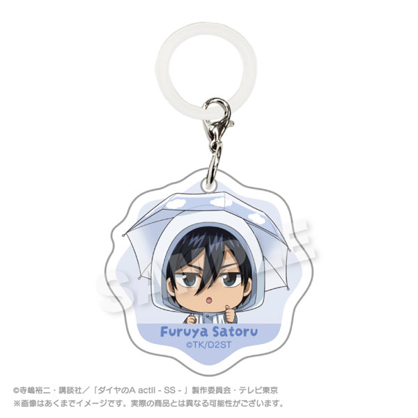 Stella Notes TV Anime "Ace of Diamond act II -Second Season-" Umbrella Charm Rainy Day ver. Satoru Furuya