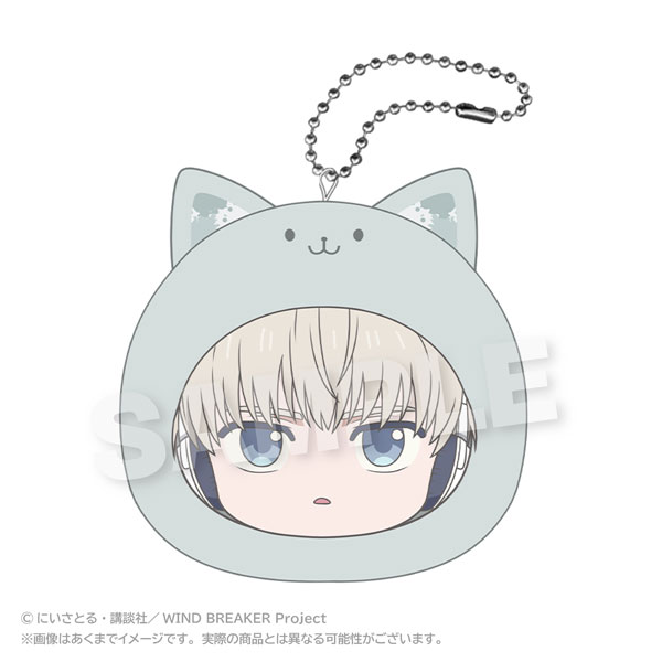 Stella Notes WIND BREAKER Marumates Cushion Keychain Pastel ver. Ren Kaji