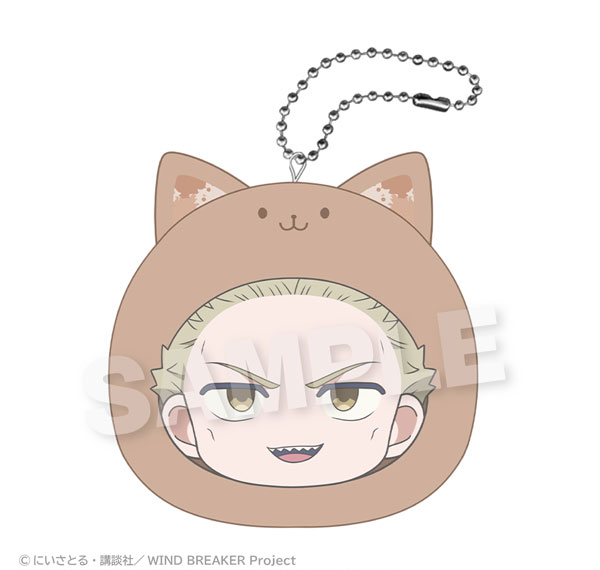 Stella Notes WIND BREAKER Marumates Cushion Keychain Pastel ver. Touma Hiiragi รูปภาพ 1