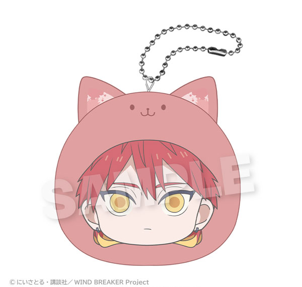 Stella Notes WIND BREAKER Marumates Cushion Keychain Pastel ver. Chika Takiishi Bild 1