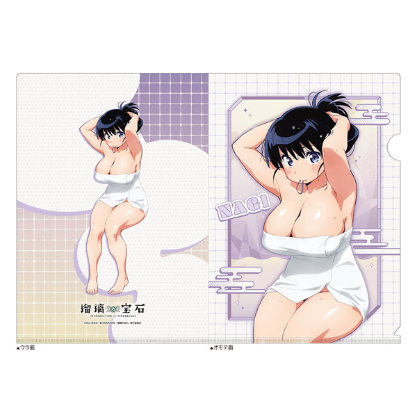 Curtain Damashii Ruri no Houseki New Illustration Clear File (Nagi Arato / Hot Spring) Bild 1