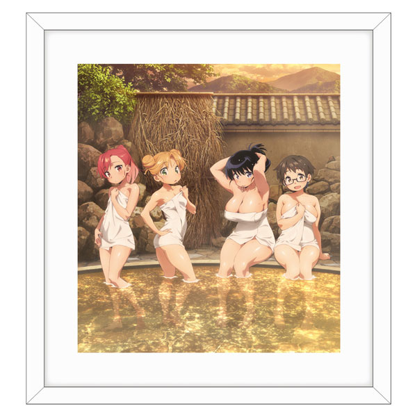 Curtain Damashii 루리의 보석 신작 일러스트 복제 원화 아트 (온천) 이미지 1