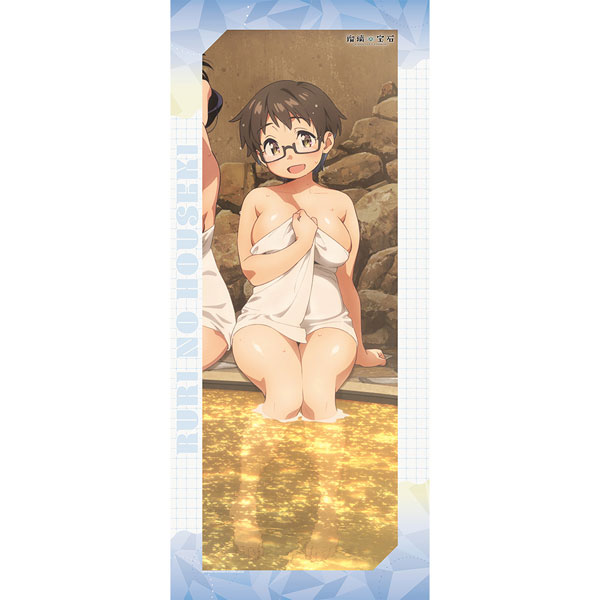 Curtain Damashii Ruri no Houseki New Illustration Jumbo Wall Scroll (Yoko Imari / Hot Spring)
