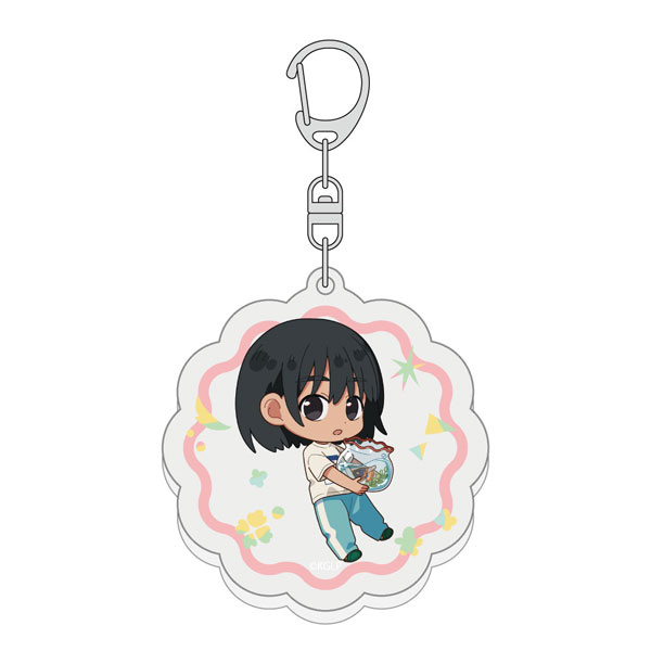 Curtain Damashii Goodbye, Lala Acrylic Keychain (Mari Otsu)