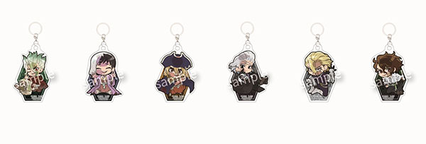 Takara Tomy A.R.T.S Pita! Deforme Dr. STONE Trading Acrylic Charm 6Pack BOX