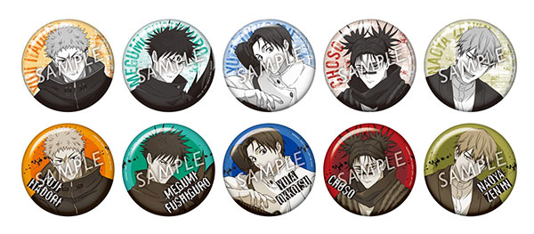 Takara Tomy A.R.T.S Color Palette Jujutsu Kaisen GAREKI Tin Badge 10Pack BOX