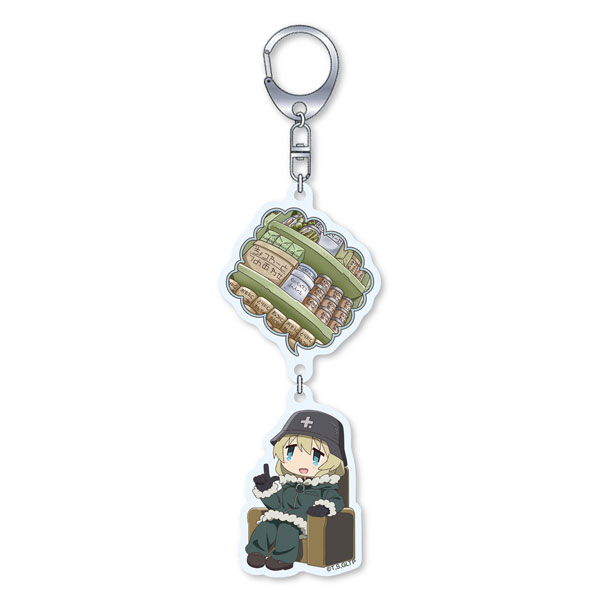 Groove Garage Girls' Last Tour Yurayura Acrylic Keychain Ration Shelf Yuri