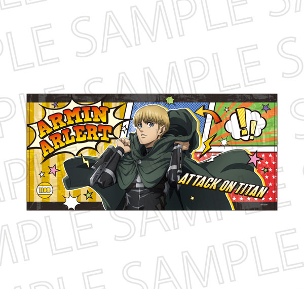 SR-GYM TV Anime "Attack on Titan" The Final Season BIG Towel Armin Arlert Bild 1